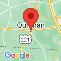 Map of Quitman GA US